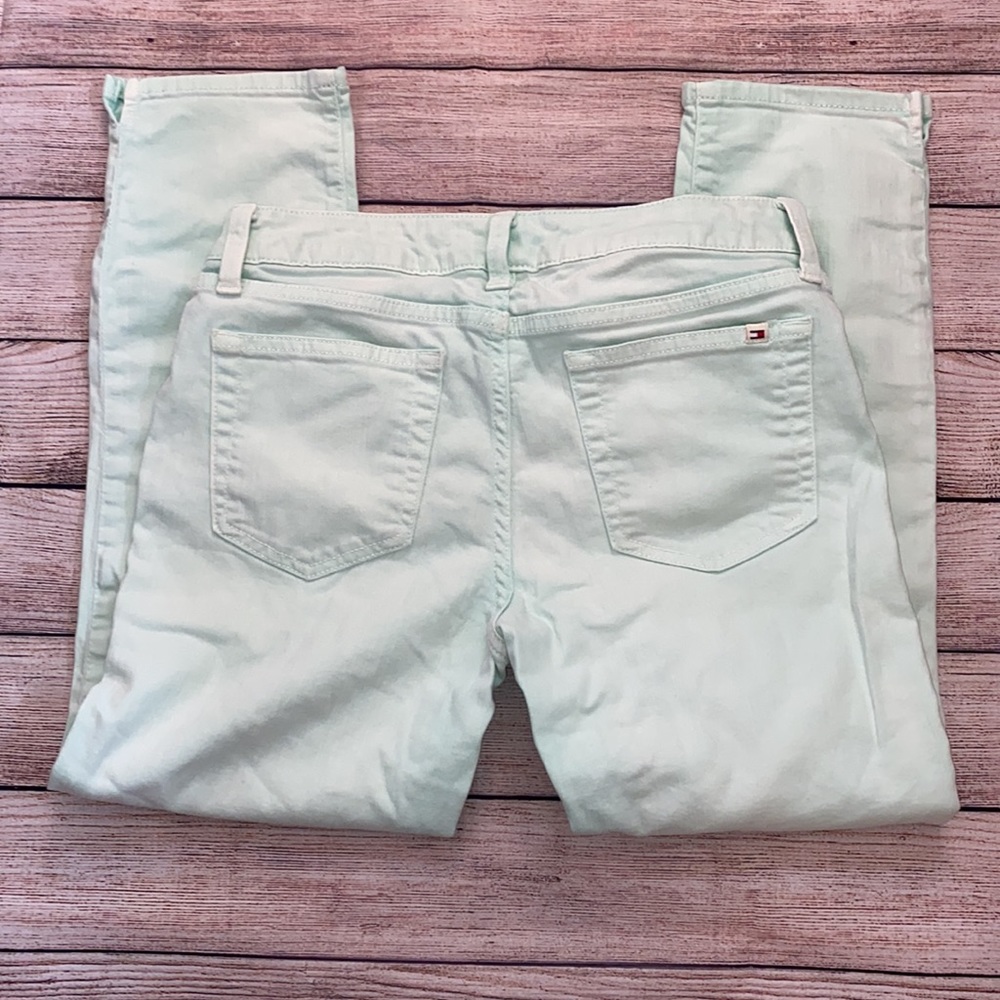 Tommy Hilfiger Mint Green Size 2 Capri Jeans - Picture 3 of 9